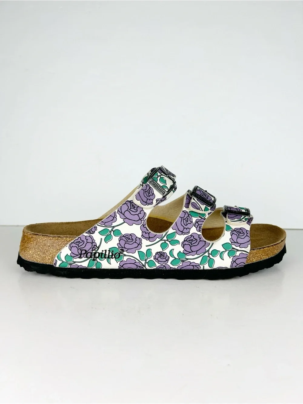Birkenstock Papillio Florida Purple Rose Birko-Flor Three Strap Sandal EU 41 - Picture 5 of 13